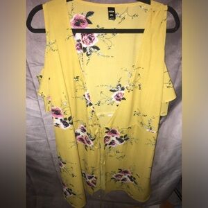 Shein Plus Size Cold Shoulder Cardigan